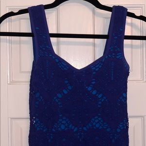 BLUE BODYCON DRESS